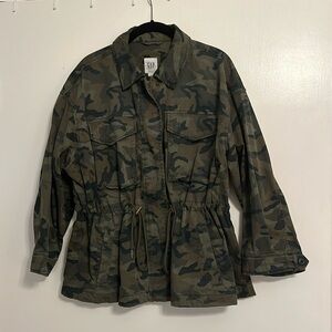 Gap camo utility jacket size medium